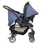 Carrinho de Bebê - Travel System com Cadeira Touring X – Burigotto - Rio K - De 0 a 15 Kg - Azul