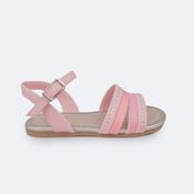 Sandália Infantil Pampili Mili Tiras Rosa