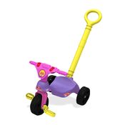 Triciclo Infantil - Oncinha Racer Com Empurrador - Rosa - Xalingo