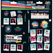 Adesivo Decorado - Duplo - Now United - Preto - 1 Folha - Tilibra