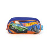 Estojo Escolar Luxcel Hot Wheels Limits Azul
