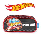 Estojo Escolar Simples Infantil Hot Wheels Speed Luxcel