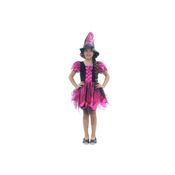 Fantasia Bruxa Encantada Rosa Luxo M - Abrakadabra