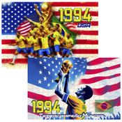 Kit 2 Quebra-cabeças 60 peças Coleção Copa USA 1994 - Brasil TetraCampeão