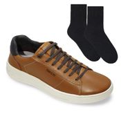 Kit Sapatênis Ferracini Quest Masculino + Meia