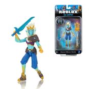 Figura Articulada Roblox Sea Serpent Sunny 10cm com Tridente, Espada e Código Virtual
