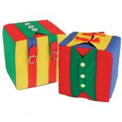 Cubos De Atividades 2 Cubos 16x16x16cm Para 8 Atividades