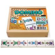 Brinquedo Educativo Dominó Cor E Forma 28 Peças - Jottplay