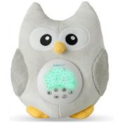 Máquina de Som Ruído para Bebês Recém Nascidos com Luzes, Passáro, BUBZI CO Owl, Branco