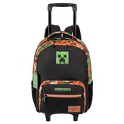 Mochila de Rodinhas Sestini Minecraft X Outdoors Preto