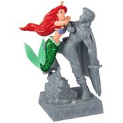 Enfeite de Natal Hallmark Keepsake 2025, Disney A Pequena Sereia Ariel e O Príncipe com Som, Presente para Fãs da Disney