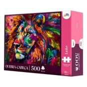 Quebra-cabeça Leão 500 Peças Toyster 8084