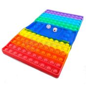 Tabuleiro Big Pop It Arco Iris Silicone Anti