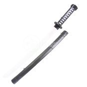 Espada Ninja Katana Samurai Som E Luz À Pilha Preto