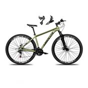 Bicicleta Aro 29 Absolute Nero 5 Alumínio 21v Câmbios Shimano Freio A Disco - Oliva Tam.21