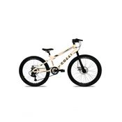 Bicicleta Colli Airon Aro 24 Com Freio A Disco 7v Bege