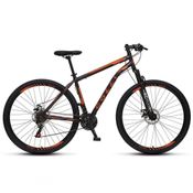 Bicicleta Athena Aro 29 Em Aço Com 21 Marchas Colli Preto-laranja
