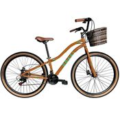 Bicicleta Colli Viena A.29 F.disco 21v Com Cesto 610c-38d Bronze