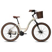 Bicicleta Colli Munique Aluminio Aro 29 Disco-shimano 21v Tamanho Do Quadro 17 Bege Retrô