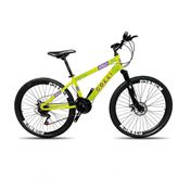 Bicicleta Colli Mônaco Aro 26 Disco 21 V Rapid Fire Cor Vermelho Tamanho Do Quadro 13;5 Amarelo