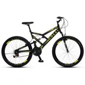 Bicicleta Gps 148 Dupla Suspensão E Freios V-brake; Aro 26 Aero; 36 Raias; 21 Marchas Colli