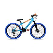Bicicleta Grau Aro 26 21 Marchas Colli Azul Claro