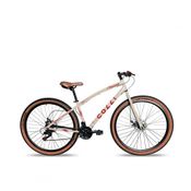 Bicicleta Aro 29 Vancouver 21 Marchas Freio A Disco Colli Bege Retrô