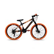 Bicicleta Grau Aro 26 21 Marchas Colli Preto Fosco-laranja