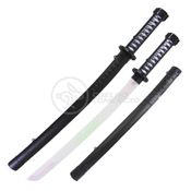 Espada Ninja Katana Samurai C/ Som E Luz À Pilha Preto