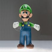 Boneco Action Figure Luigi Super Size 23Cm Super Mario