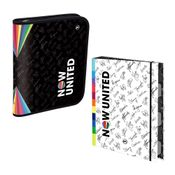 Kit De Fichários Com 48 Folhas - Now United - Branco e Preto - DAC