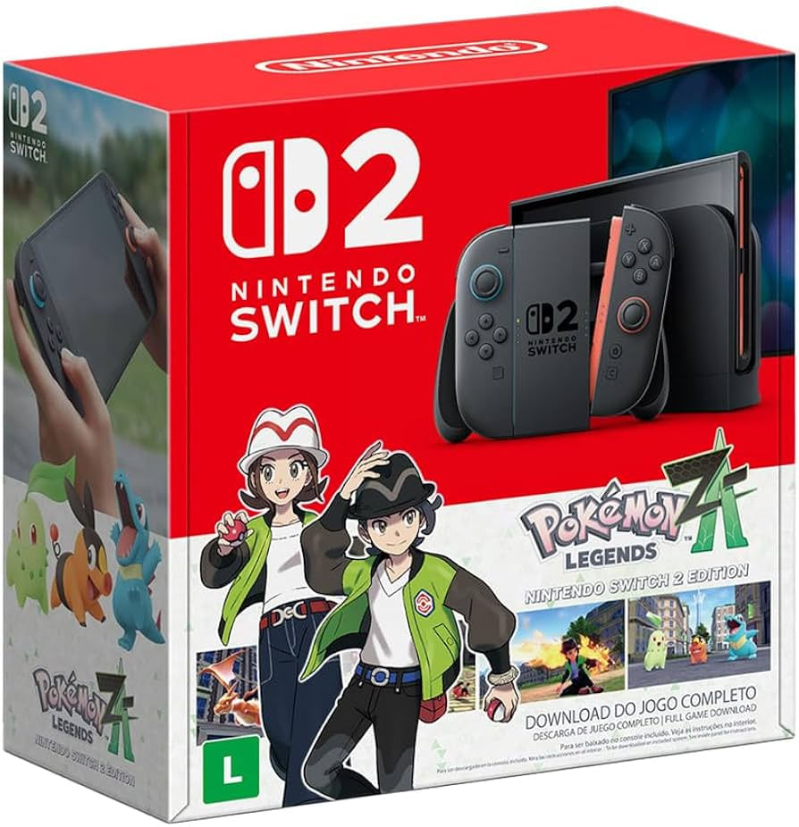 Nintendo Switch raina maria Console Nintendo Switch 2 + Pokemon Legends: Z-A, Modelo Nacional