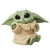 Mini Figura Colecionável - Disney - Star Wars - The Mandalorian - Baby YodaTriste - Hasbro