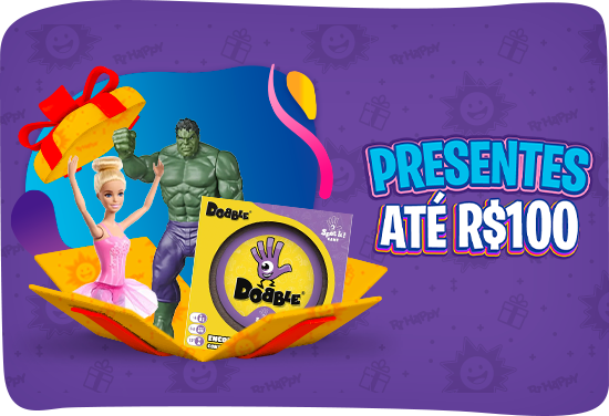 Banner Destaque presentes até 100 reais