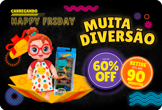 Banner Destaque de happy friday 60% off  17112025