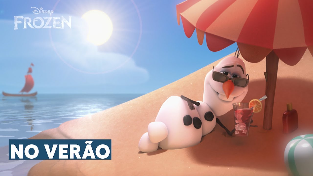 No verão