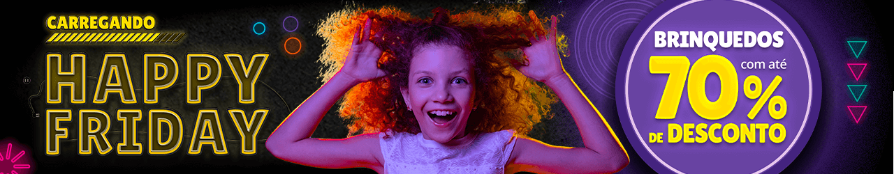 Banner happy friday carregando departamentos