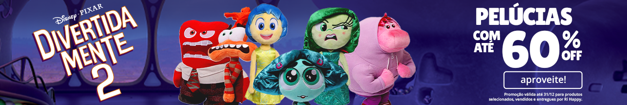 Banner promocional pelúcias divertidamente