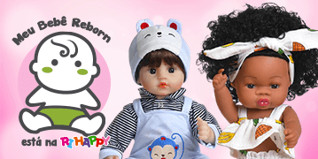 Boneca Bebê Reborn Menino - Nuno Reage com Movimentos - Ri Happy