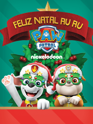 Natal Au Au Ri Happy: quebra-cabeça exclusivo da Patrulha Canina! 